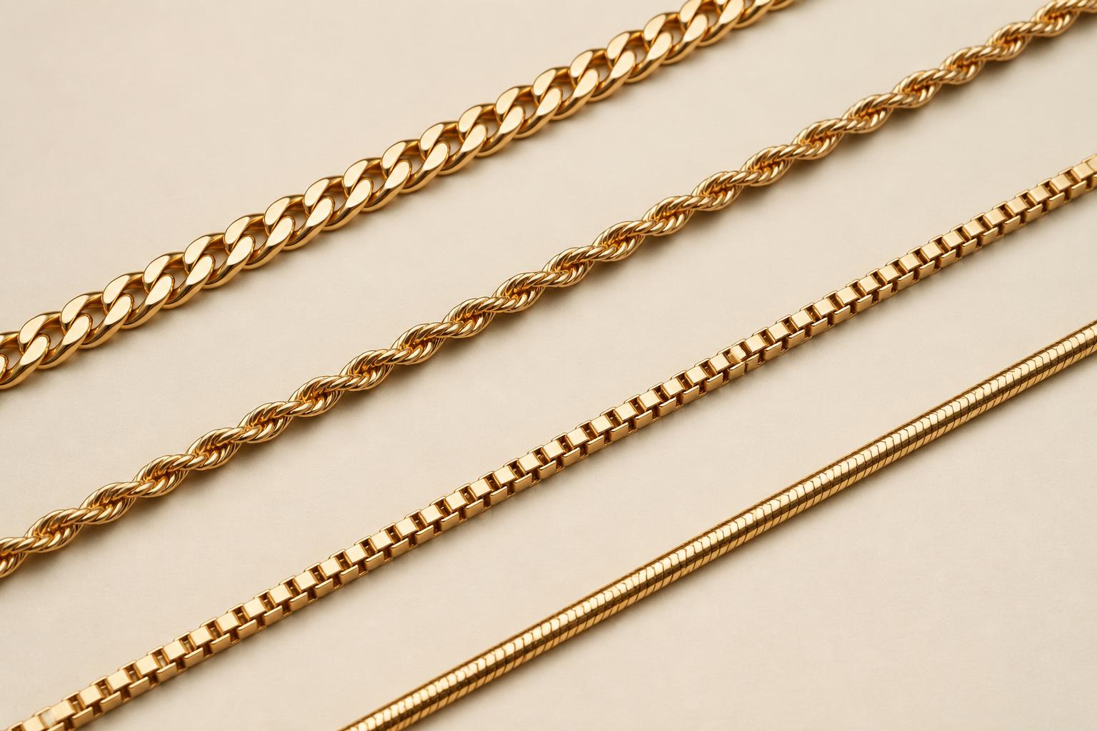 Curb, Rope, Box or Snake — A Guide to Chain Types